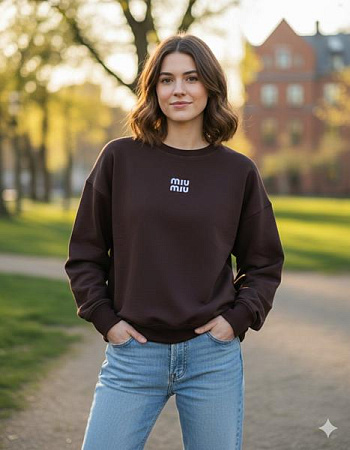 Свитер Newe 54-3 brown - делук