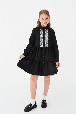 Платье Moda School 7272 black - делук