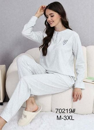 Пижама Brilliant 70219 l.grey - делук