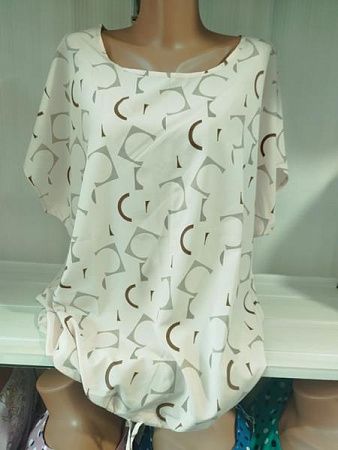 Футболка Galina 541-4 white - делук