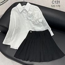 Рубашка Delfinka C131 white - делук