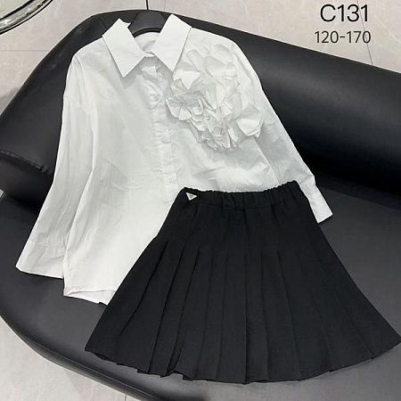 Рубашка Delfinka C131 white - делук