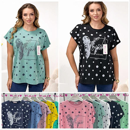 Футболка Lola LL616 mix - делук