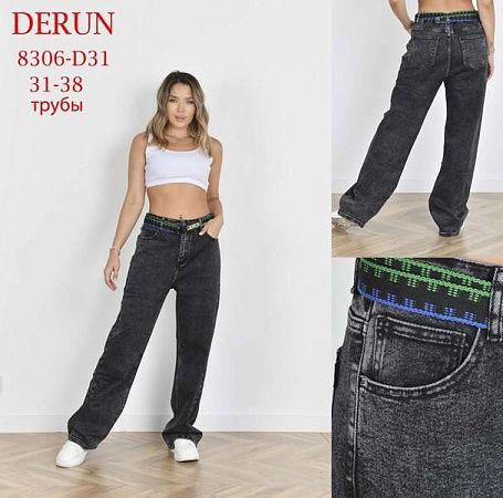 Джинсы Leen 8306-D31 black - делук