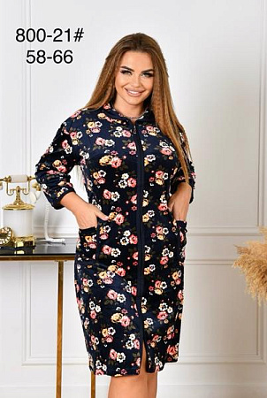 Халат Estima 800-21 black - делук