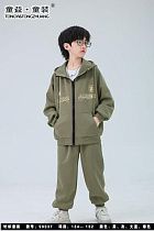 Костюм Спорт Delfinka 99037 khaki - делук