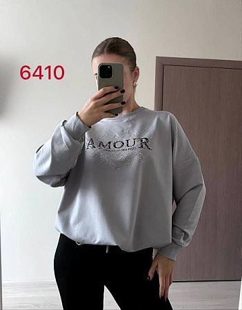 Свитер Fsn 6410 l.grey - делук