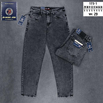 Джинсы Baron Jeans 173-1 d.grey - делук