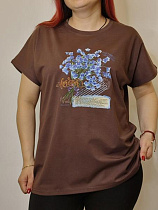 Футболка Kosta KS63 brown - делук