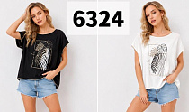 Футболка Gertie 6324 white - делук