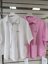 Рубашка Trend 9331 d.pink - делук