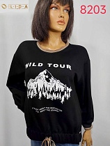 Свитер Lida 8203 black - делук