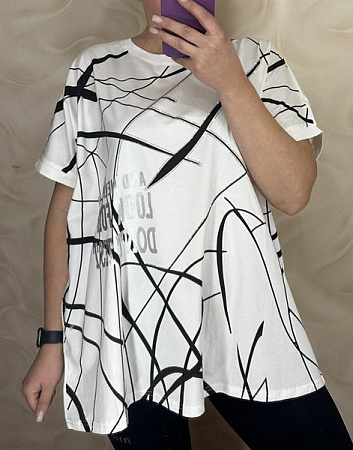 Футболка Levisha 26009 white - делук