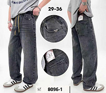 Джинсы Baron Jeans 8096-1 d.grey - делук