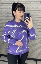 Свитер Levisha 25402 lilac - делук