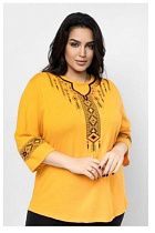 Блузка Global 1251 yellow - делук