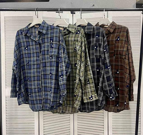 Рубашка Little Secret 7855 brown - делук