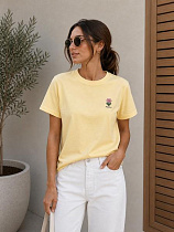Футболка New Season F023 yellow - делук