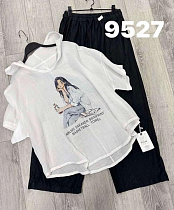 Штаны Divo 9527 black - делук