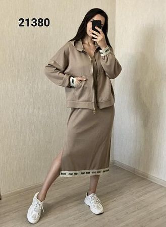 Костюм Fsn 21380 beige - делук