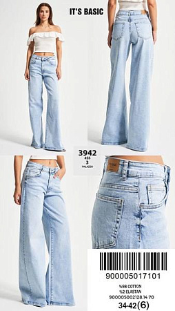 Джинсы Ruxa 3942-4-3 l.blue - делук