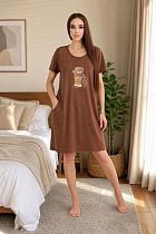 Ночнушка Trikotag T1380 brown - делук