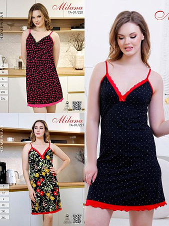 Ночнушка Samo TA01-222 black - делук