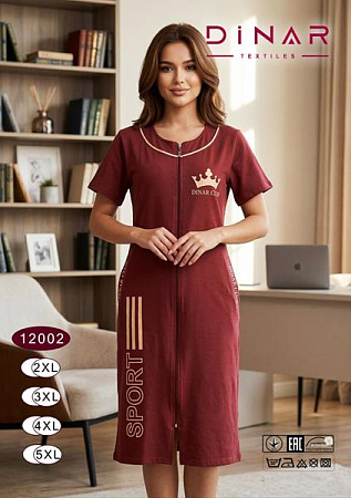 Халат Romeo Life 12002 wine - делук