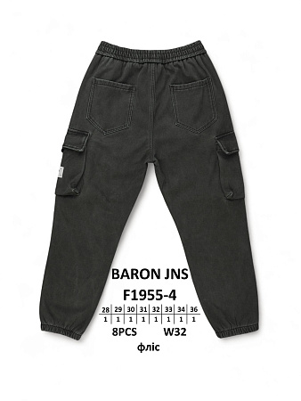 Джинсы God Baron F1955-4 black - делук