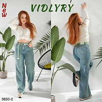 Джинсы Vidlyry 3650-2 l.blue - делук