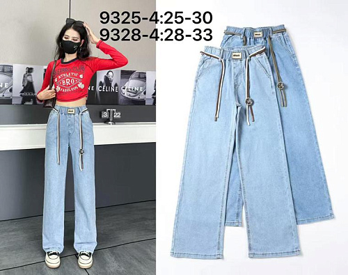 Джинсы Kenalin 9328-4 l.blue - делук