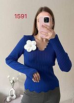 Свитер Fsn 1591 blue - делук