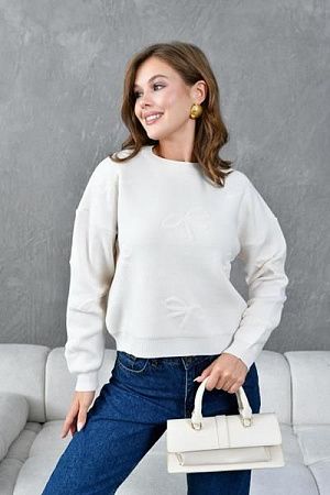 Свитер Karon 10913 white - делук