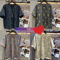 Футболка Meloria 2A30073 grey-yellow - делук