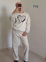 Костюм Спорт Fsn 715 l.grey - делук