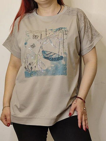 Футболка Kosta KS103 beige - делук