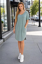 Платье Trikotag T1407 olive - делук