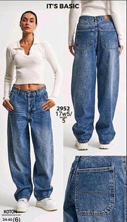 Джинсы Jeans Style 2952-17W5-5 blue - делук