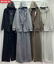 Костюм Спорт Шаолинь 7381 black - делук