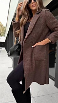 Пальто Alisa Brand 849 brown - делук