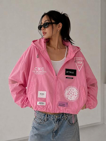 Ветровка New Season LV005 pink - делук