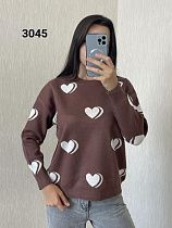 Свитер Fsn 3045 brown - делук