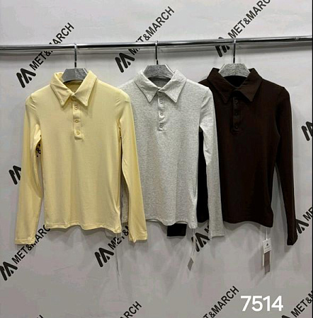 Свитер Met&March 7514 yellow - делук