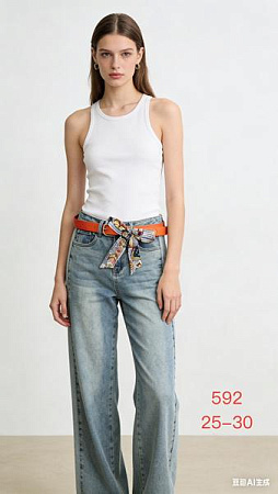 Джинсы Newjeans 592 l.blue - делук