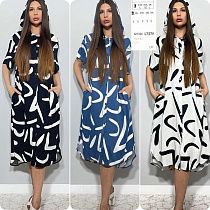 Платье Loyard L737 blue - делук