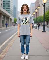Футболка Mary Brand 520 grey - делук