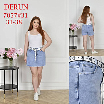 Юбка-Шорты Maxim Jeans 7057 l.blue - делук
