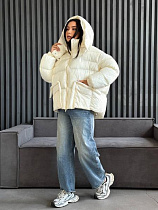 Пуховик Trend 2520 l.beige - делук