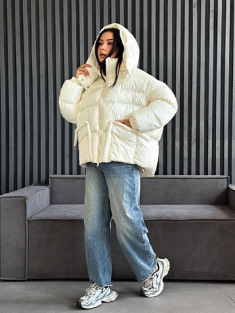 Пуховик Trend 2520 l.beige - делук