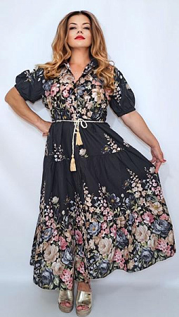 Платье Romeo Life RL1165 black - делук